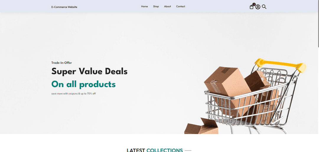 Dynamic E-Commerce Platform with Advanced Admin Panel & Real-Time Tracking