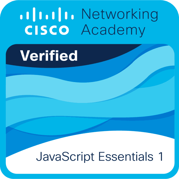 JavaScript Essentials 1 - Issued By Cisco